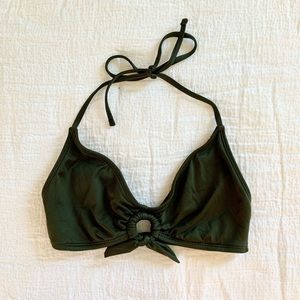 TARGET - Dark Green Bikini Top